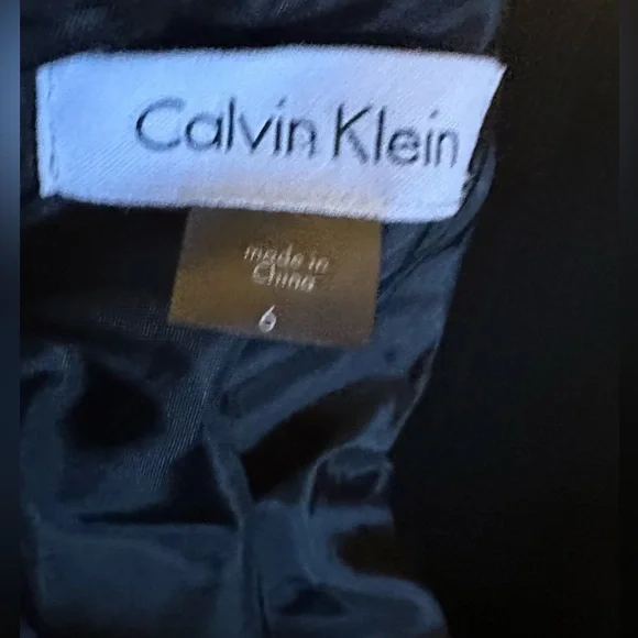 Calvin Klein Elegant Black Sleeveless Dress - Picture 9 of 9